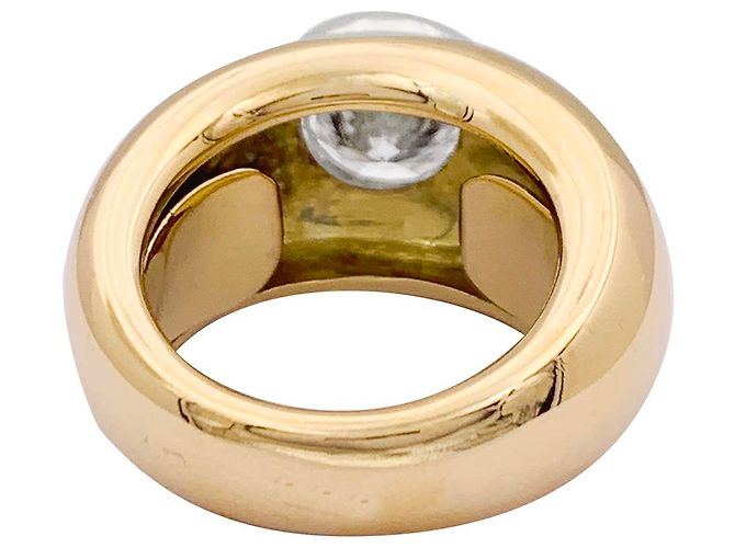 inconnue Ring aus zwei Goldarten, 2,02 Karat Diamant. - Ansicht 4