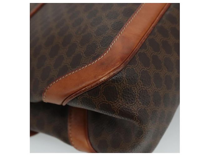 Céline Borsa a mano in tela Macadam CELINE in pelle PVC marrone Auth yk17101 - vista 16