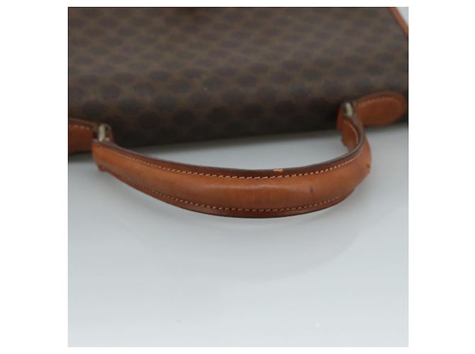 Céline Borsa a mano in tela Macadam CELINE in pelle PVC marrone Auth yk17101 - vista 7