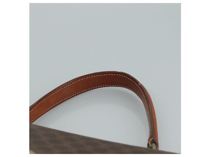 Céline Borsa a mano in tela Macadam CELINE in pelle PVC marrone Auth yk17101 - vista 8