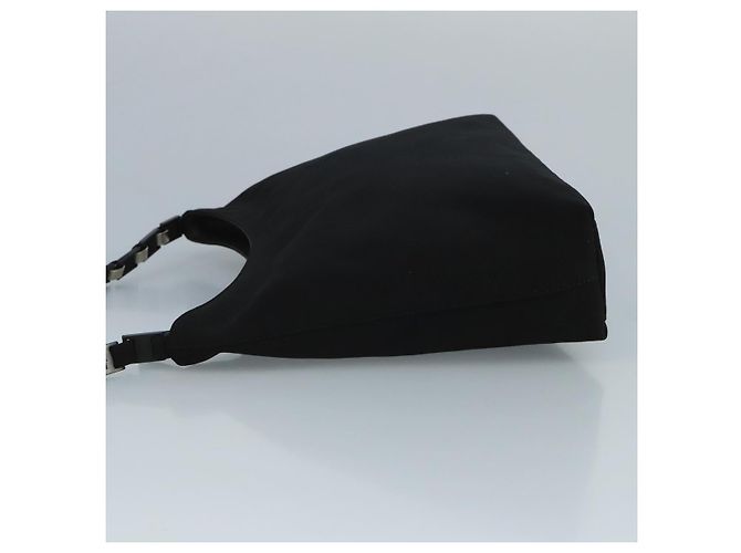 Borsa a spalla Salvatore Ferragamo in tela nera Auth bs21726 Nero - vista 4