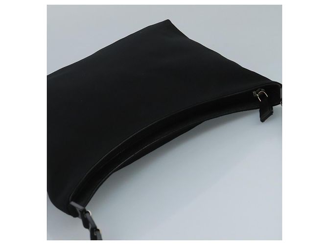 Borsa a spalla Salvatore Ferragamo in tela nera Auth bs21726 Nero - vista 6