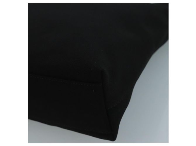 Borsa a spalla Salvatore Ferragamo in tela nera Auth bs21726 Nero - vista 9