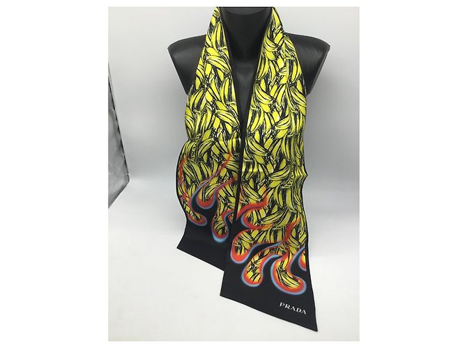 Prada Seidenschal mehrfarbig Mehrfarben - Ansicht 11