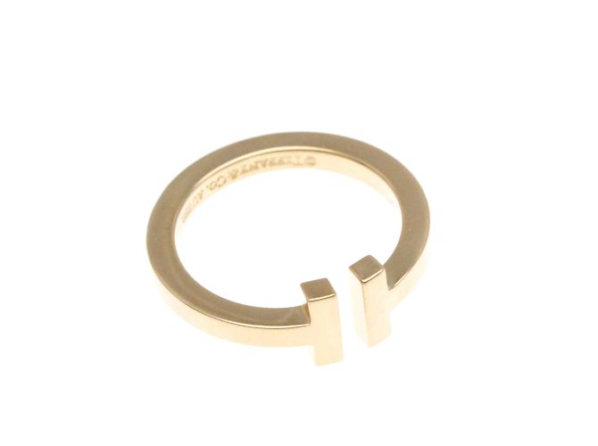 Tiffany & Co Anello Tiffany T Quadrato in Oro Rosa - vista 2