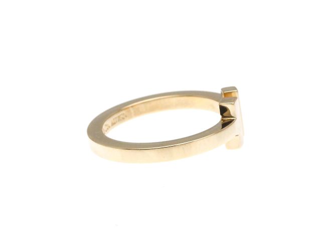 Tiffany & Co Anello Tiffany T Quadrato in Oro Rosa - vista 3