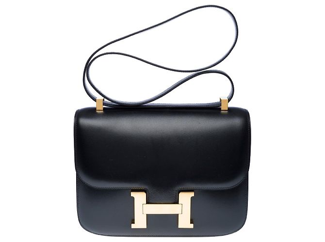 Hermès Borsa HERMES Constance in Pelle Nera - 102452 Nero - vista 2