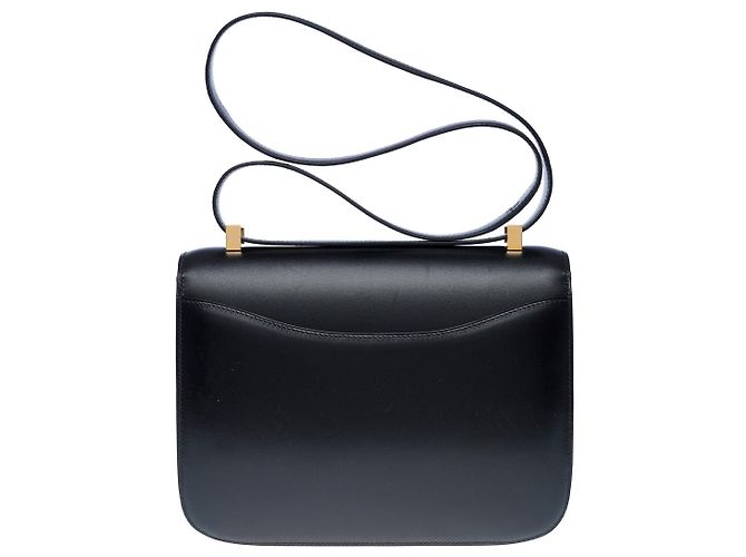 Hermès Borsa HERMES Constance in Pelle Nera - 102452 Nero - vista 3