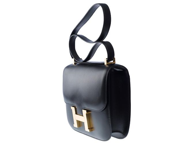 Hermès Borsa HERMES Constance in Pelle Nera - 102452 Nero - vista 4