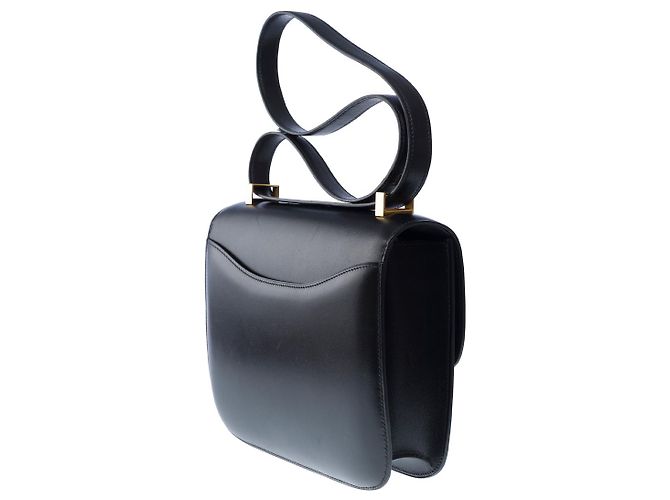 Hermès Borsa HERMES Constance in Pelle Nera - 102452 Nero - vista 5