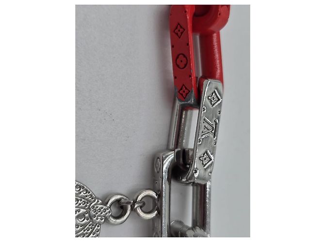 Bracciale Louis Vuitton X Yayoi Kusama Monogram Chain Edizione Limitata Rosso - vista 6