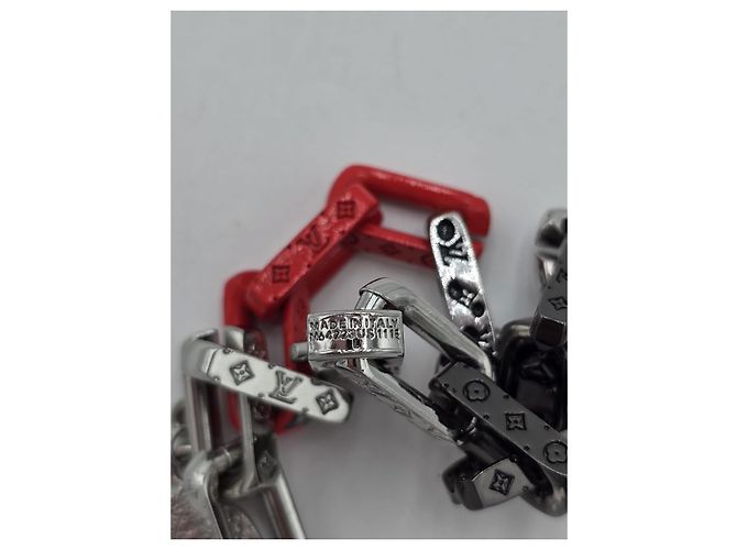 Bracciale Louis Vuitton X Yayoi Kusama Monogram Chain Edizione Limitata Rosso - vista 7