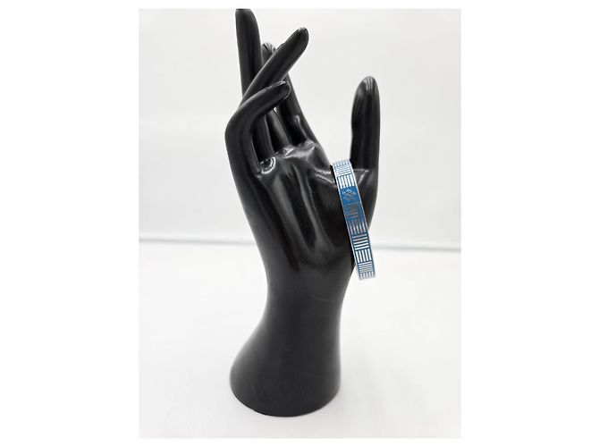 Bracciale Rigido Louis Vuitton in Damier Blue - vista 2