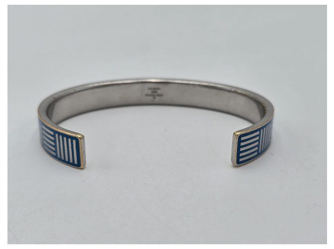 Bracciale Rigido Louis Vuitton in Damier Blue - vista 9