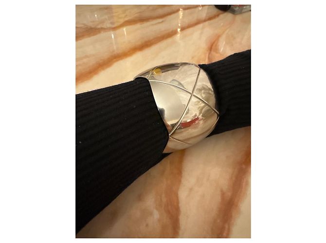 Bracciale Chanel Coco Crush Oro Bianco Argento - vista 4