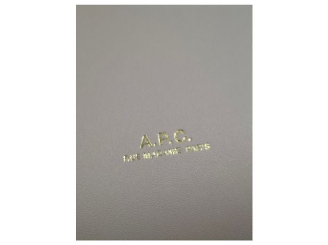 Apc Bolsa Ashley A.P.C. em couro bege - vista 15
