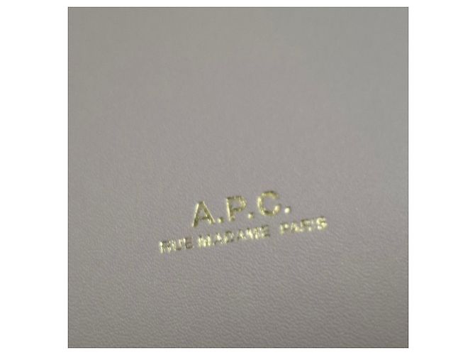 Apc Bolsa Ashley A.P.C. em couro bege - vista 7