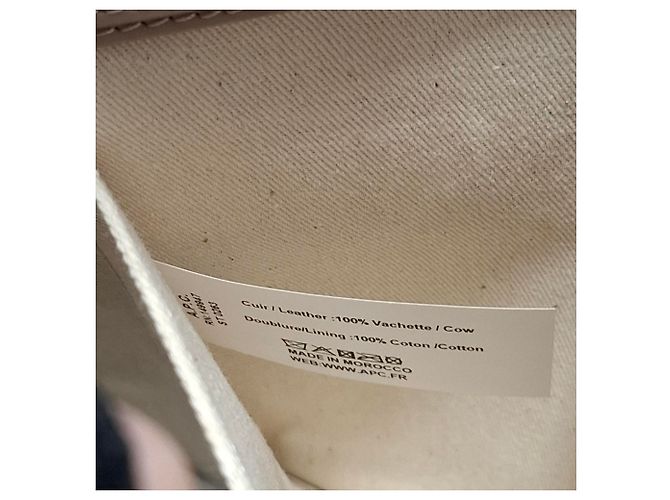 Apc Bolsa Ashley A.P.C. em couro bege - vista 8