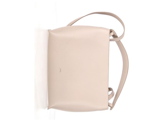 Apc Bolsa Ashley A.P.C. em couro bege - vista 9