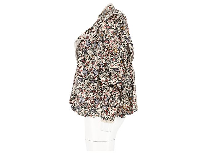 Blusa Reign con stampa paisley di Isabel Marant in cotone multicolore - vista 5