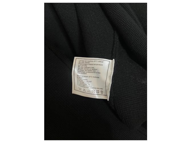 Chanel Herren Zip-Cardigan, schwarz, Größe L - Ansicht 10