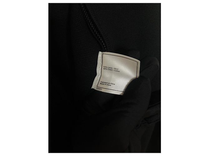 Chanel Herren Zip-Cardigan, schwarz, Größe L - Ansicht 11