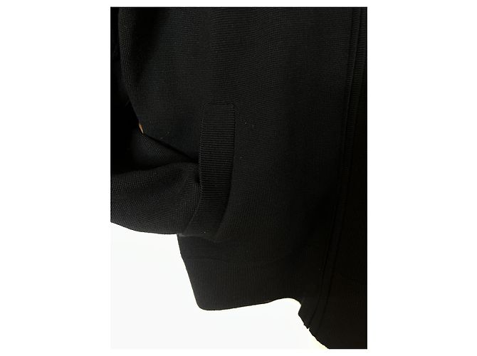 Chanel Herren Zip-Cardigan, schwarz, Größe L - Ansicht 7