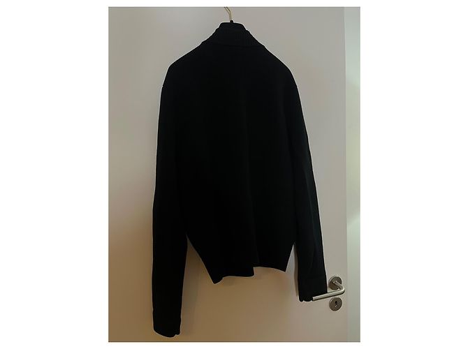 Chanel Herren Zip-Cardigan, schwarz, Größe L - Ansicht 9