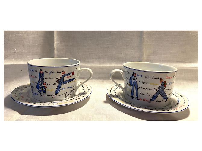 Tazas y platos de porcelana Sonia Rykiel - vista 2