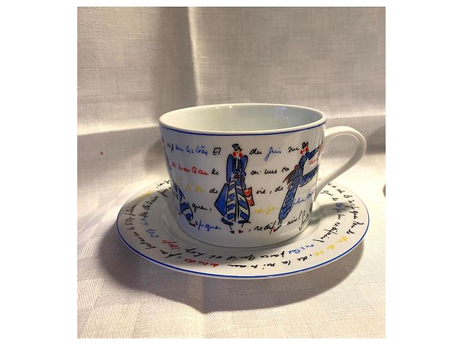 Tazas y platos de porcelana Sonia Rykiel - vista 3