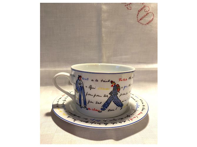 Tazas y platos de porcelana Sonia Rykiel - vista 4