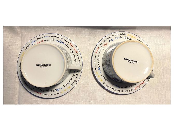 Tazas y platos de porcelana Sonia Rykiel - vista 7