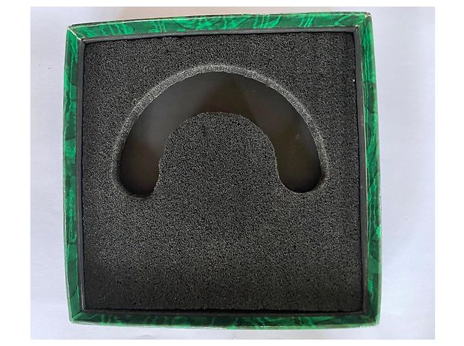 Christian Dior Bracciale Bangle Poison in Resina Verde Verde scuro - vista 8