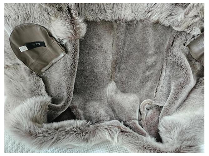 Abrigo de shearling Rizal beige - vista 10