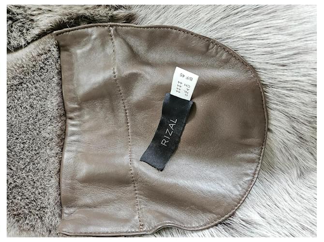 Abrigo de shearling Rizal beige - vista 4