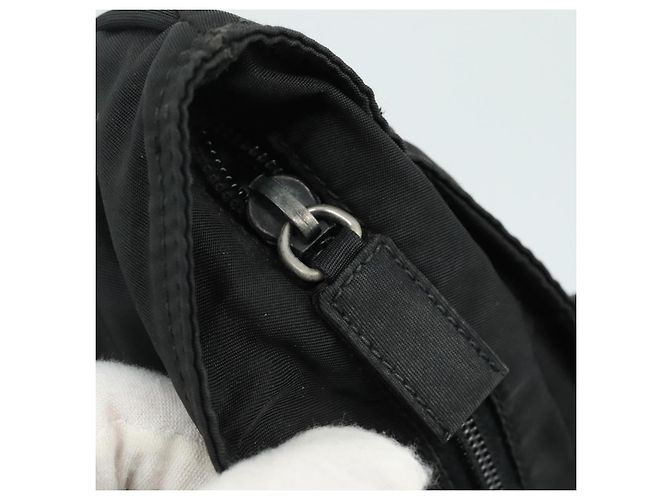 PRADA Borsa Tote in Nylon Nera Auth yk16893 Nero - vista 10