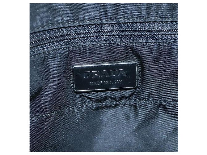 PRADA Borsa Tote in Nylon Nera Auth yk16893 Nero - vista 18