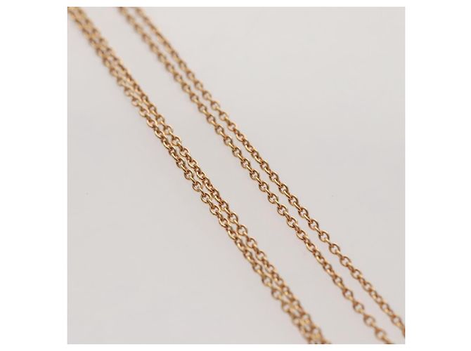 LOUIS VUITTON Anhänger 1P Diamant Halskette Diamant 6.1K Nur 800 LV Auth 93646S Golden - Ansicht 5
