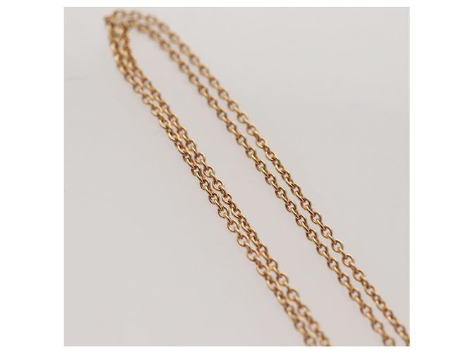 LOUIS VUITTON Anhänger 1P Diamant Halskette Diamant 6.1K Nur 800 LV Auth 93646S Golden - Ansicht 6