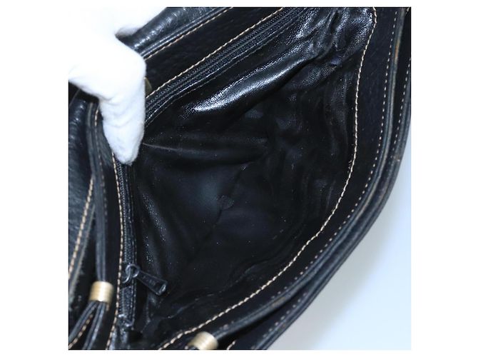 Borsa a Spalla BALLY in Pelle Nera Auth bs21629 Nero - vista 11