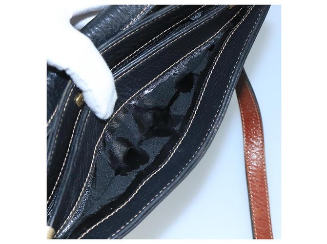 Borsa a Spalla BALLY in Pelle Nera Auth bs21629 Nero - vista 12