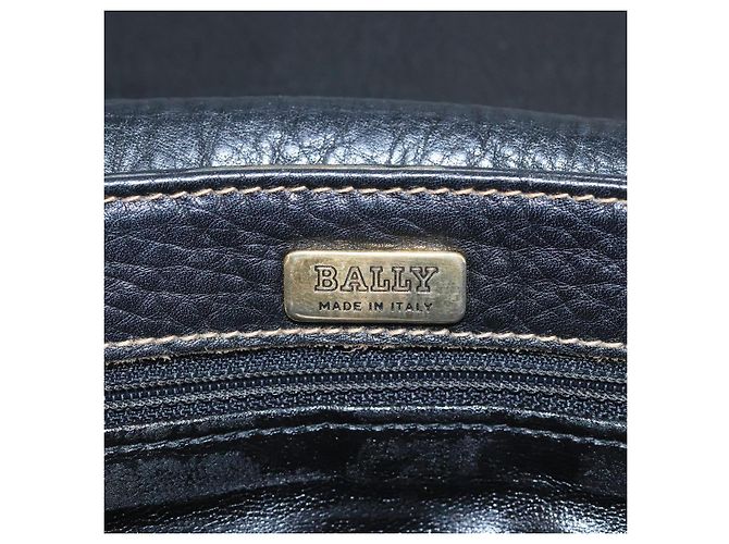 Borsa a Spalla BALLY in Pelle Nera Auth bs21629 Nero - vista 19