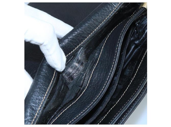 Borsa a Spalla BALLY in Pelle Nera Auth bs21629 Nero - vista 23