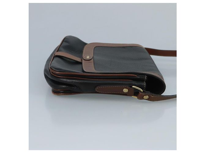 Borsa a Spalla BALLY in Pelle Nera Auth bs21629 Nero - vista 3