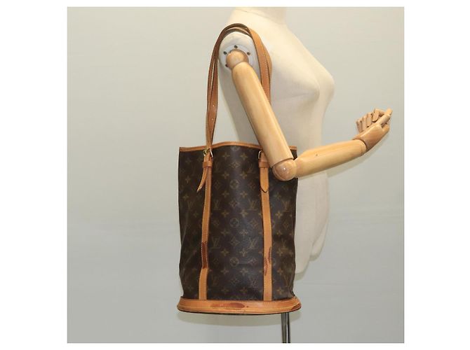 LOUIS VUITTON Borsa a Spalla Monogram Bucket GM M42236 LV Auth ar13103 Monogramma - vista 21