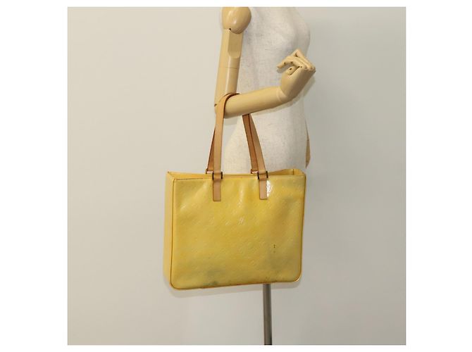 LOUIS VUITTON Monogram Vernis Columbus Tote Bag Grau M91028 LV Auth yk16875 - Ansicht 21