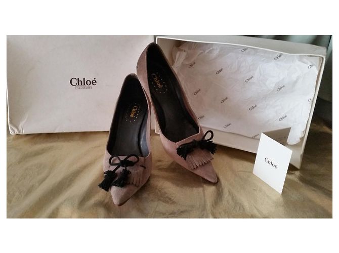 Chloé Wildleder Pumps Taupe Größe 36 IT - Ansicht 2