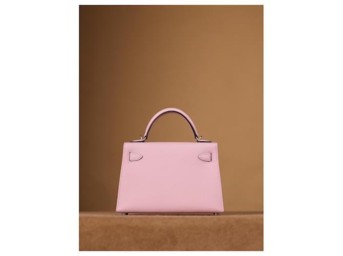 Hermès mini Kelly rosa - vista 3