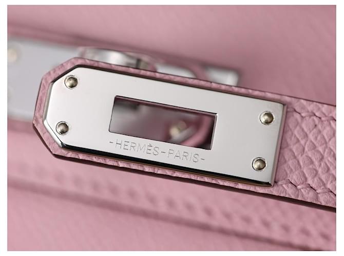 Hermès mini Kelly rosa - vista 4
