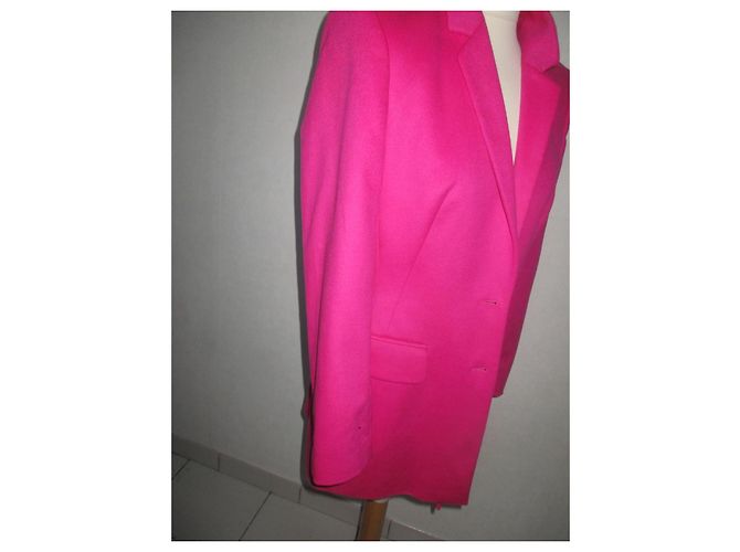 Escada Fuchsia Wool Jacket Size 40 Fuschia - view 2